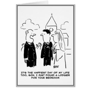 Cartão Pai de Bridegroom e filho.