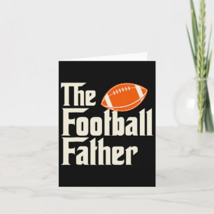 Cartão Pai de Futebol - Dia dos Pais Domingo Jogo de Bola