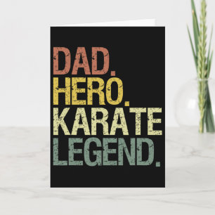 Cartão Pai de Karate