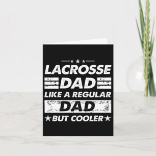 Cartão Pai De Lacrosse Como Um Pai Normal Engraçado De La