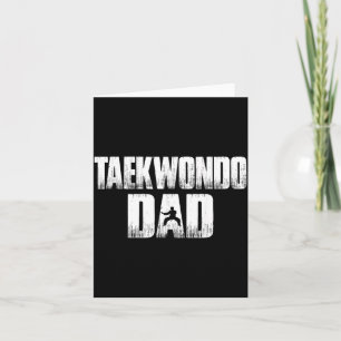 Cartão Pai de Taekwondo - Dia dos Pais Arte Marcial Pai