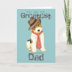 Cartão Pai de Terrier Fox