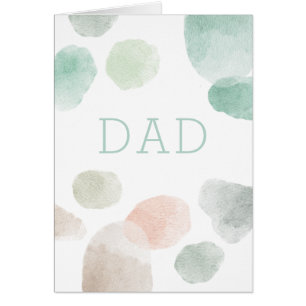 Cartão Pai. Dia de os pais Feliz do Pastel de Aquarela