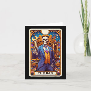Cartão Pai    do Dia de os pais da Placa de Tarot do Pai