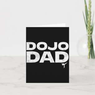 Cartão Pai do Dojo Artes Marciais Presente Divertido do D