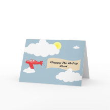 Pai do feliz aniversario - pai do avião