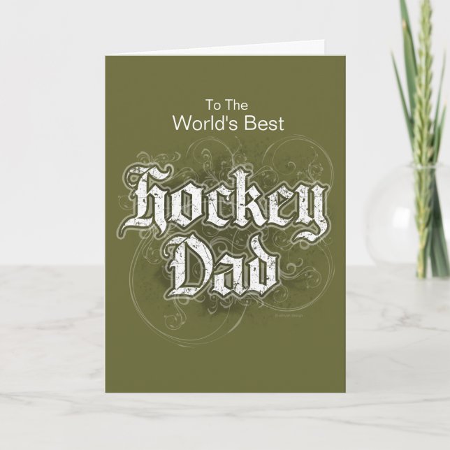 Cartão Pai do hóquei (Frente)