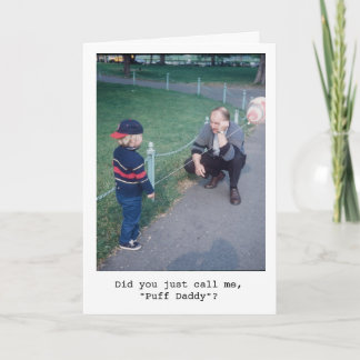 Cartão Pai do sopro
