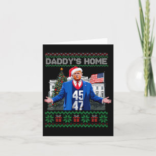 Cartão Pai Engraçado Trump Horado de Natal Xm