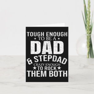 Cartão Pai Etapa Do Dia de os pais Stepdad Do pai E Stepd
