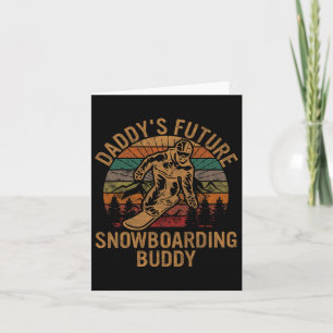 Cartão Pai Futuro Snowboard Buddy Gift Snowboard S