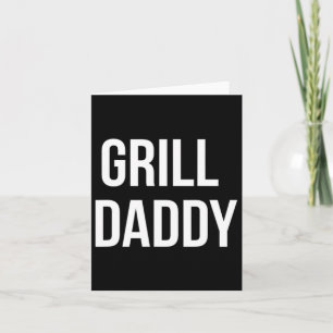 Cartão Pai Grill Engraçado Bbq E Fumando Para O Dia Dos P