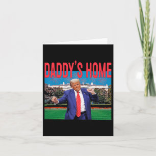 Cartão Pai Home Trump Pink Trump 2024 Take America Ck