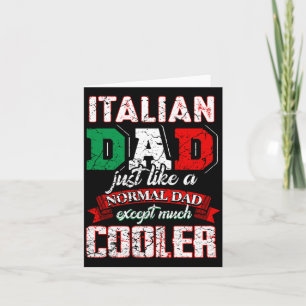 Cartão Pai Italiano Engraçado Homem Itália Papai Vintage