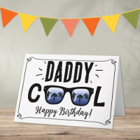 Pai Legal Trendy Sunglass Feliz Aniversário
