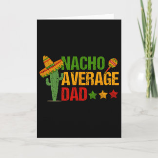 Cartão Pai Médio Nacho Retro Para Cinco De Mayo 