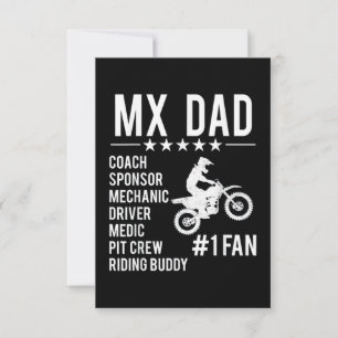 Cartão Pai Motocross MX