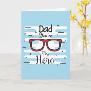 Cartão Pai o meu Herói