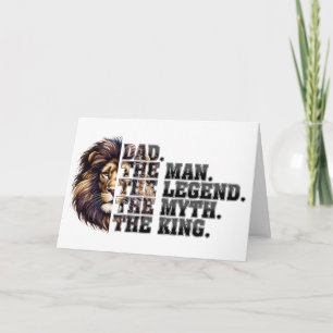 Cartão Pai - O Rei, A Lenda, O Mito