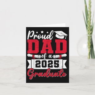Cartão Pai Orgulhoso De Graduação De Pais 2025 F
