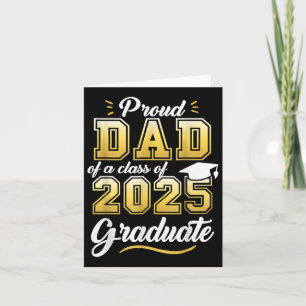 Cartão Pai Orgulhoso De Um Cl De Mais velho 25 Gradu 2025