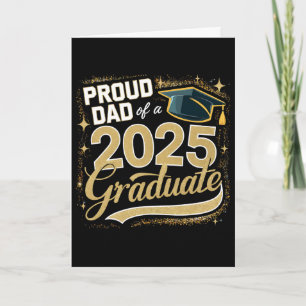 Cartão Pai Senior 2025 Orgulhoso Pai De Um Graduado Da Tu