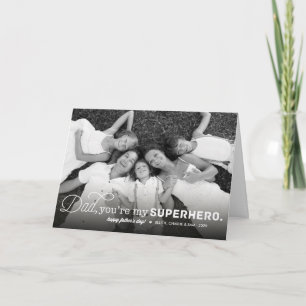 Cartão Pai Você É Minha Dia de os pais De Super-Heróis Fe