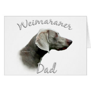 Cartão Pai Weimaraner 2