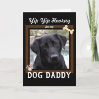 Pai Yip Yip Hooray Dog Dia de os pais uma foto