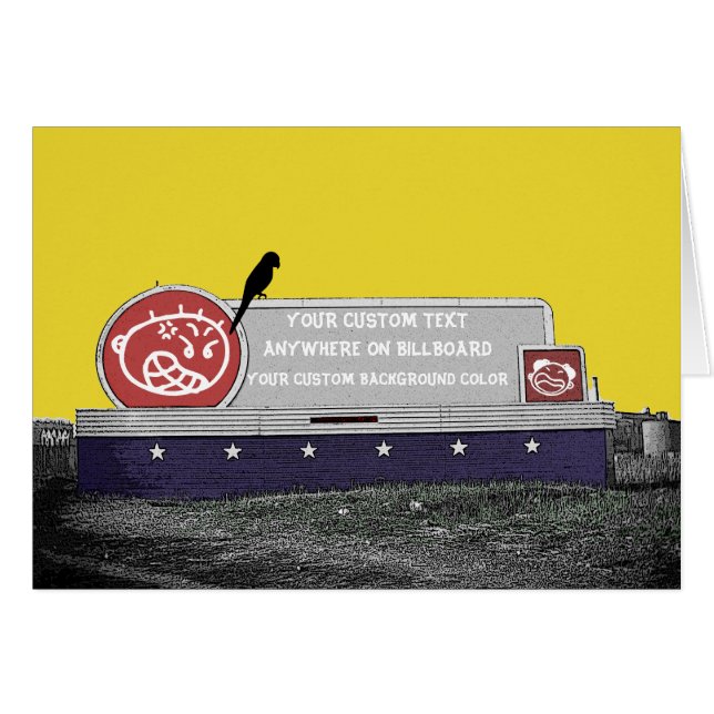 CARTÃO PAINEL DE ANIVERSÁRIO PERSONALIZADO COM PÁSSARO SE (Frente Horizontal)