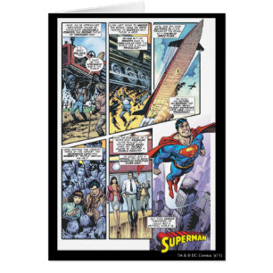 Cartão Painel de BD Super-Homem - Origens de Clark 2