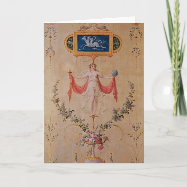 Cartão Painel do boudoir de Marie-Antoinette (Frente)