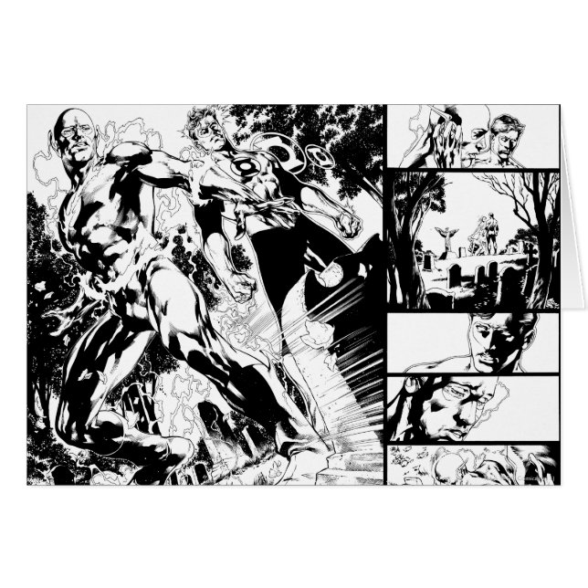 Cartão Painel Lanterna Flash e Verde 2 (Frente Horizontal)