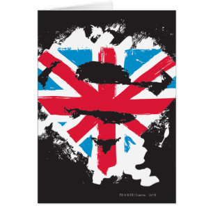 Cartão Paint Strokes British S-Shield