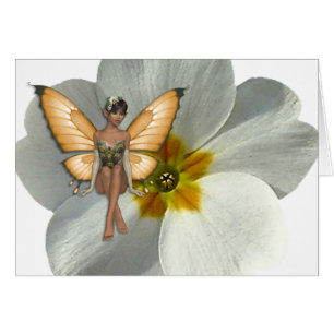 Cartão País das fadas 6 da flor do KRW