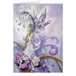 Cartão País das fadas da fluorite