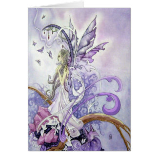 Cartão País das fadas da fluorite