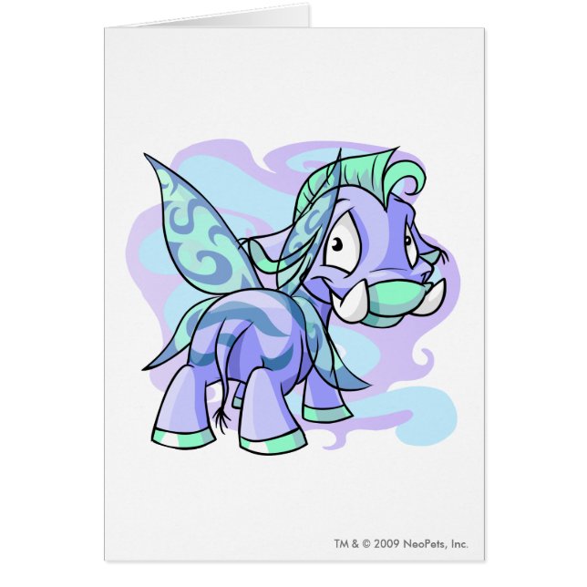 Cartão País das fadas Moehog (Frente)