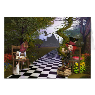 Cartão País das maravilhas