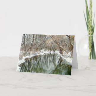 Cartão País das maravilhas do inverno