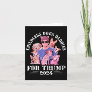 Cartão Pais De Cães Para O Pai De Cães Sem Fios Trump 202