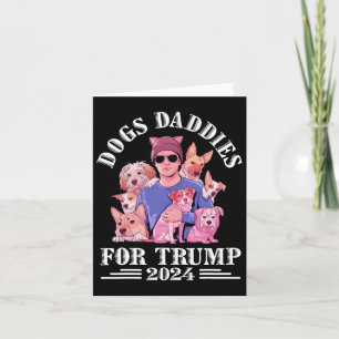 Cartão Pais De Cães Para Trump 2024