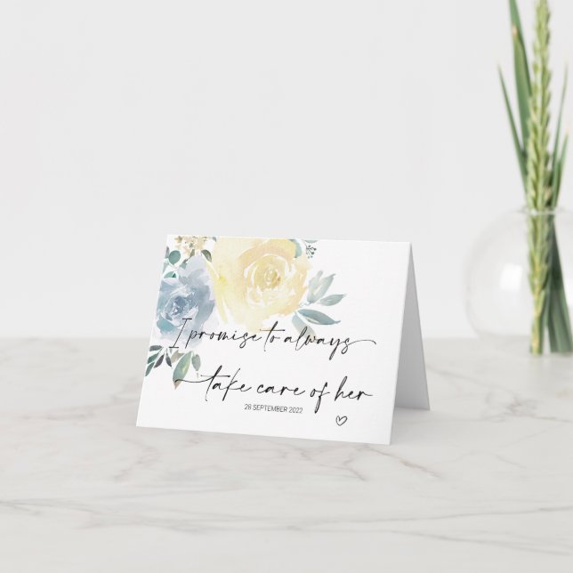 Cartão Pais em Direito Dão Atenção ao Casamento (Frente)