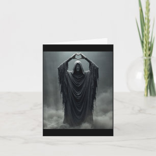 Cartão Pais engraçados dia dos pais fantasma coração mãos