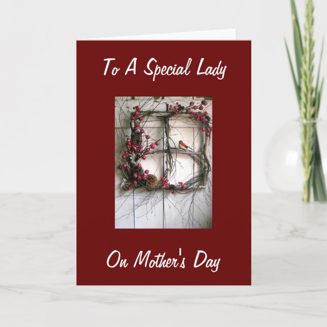 CARTÃO PAÍS SPRINGTIME, DIA DE AS MÃES DE FALTA PARA QUAL (Frente)