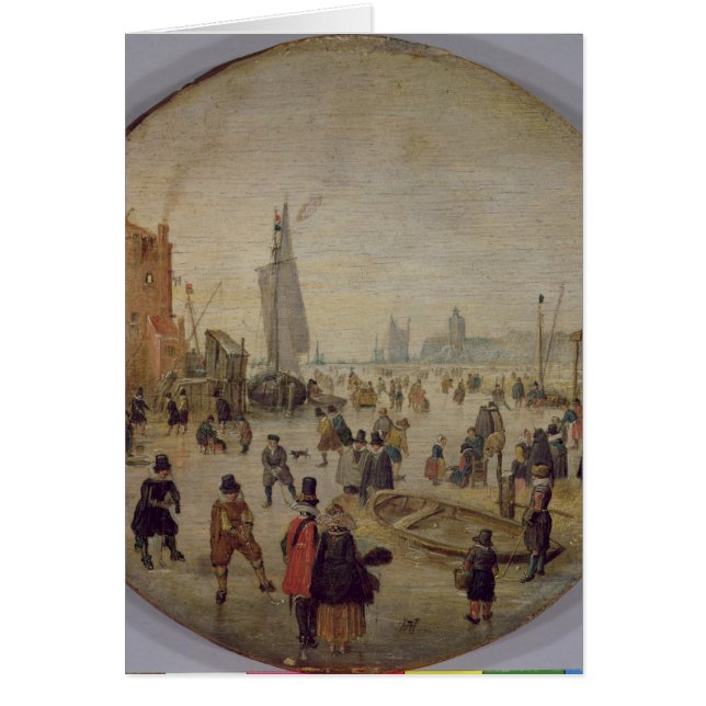 Cartão Paisagem 2 do inverno (Frente)