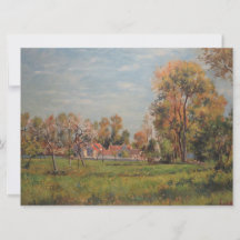 Paisagem ao redor de Lagny, França (Paisagem Rural