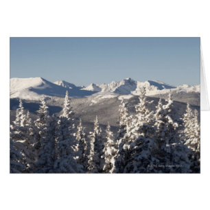 Cartão Paisagem coberto de neve 2