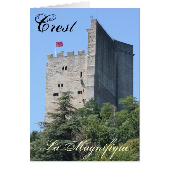 Cartão Paisagem Crest (Frente)