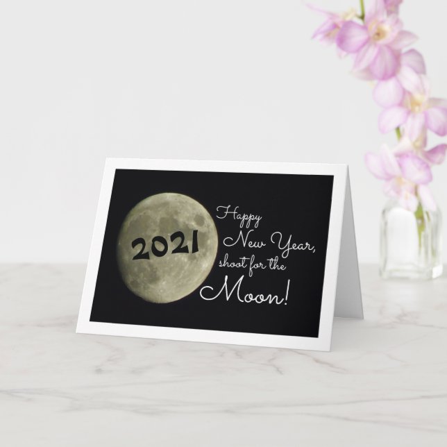 Cartão Paisagem da Lua da Terra (Orquídea)